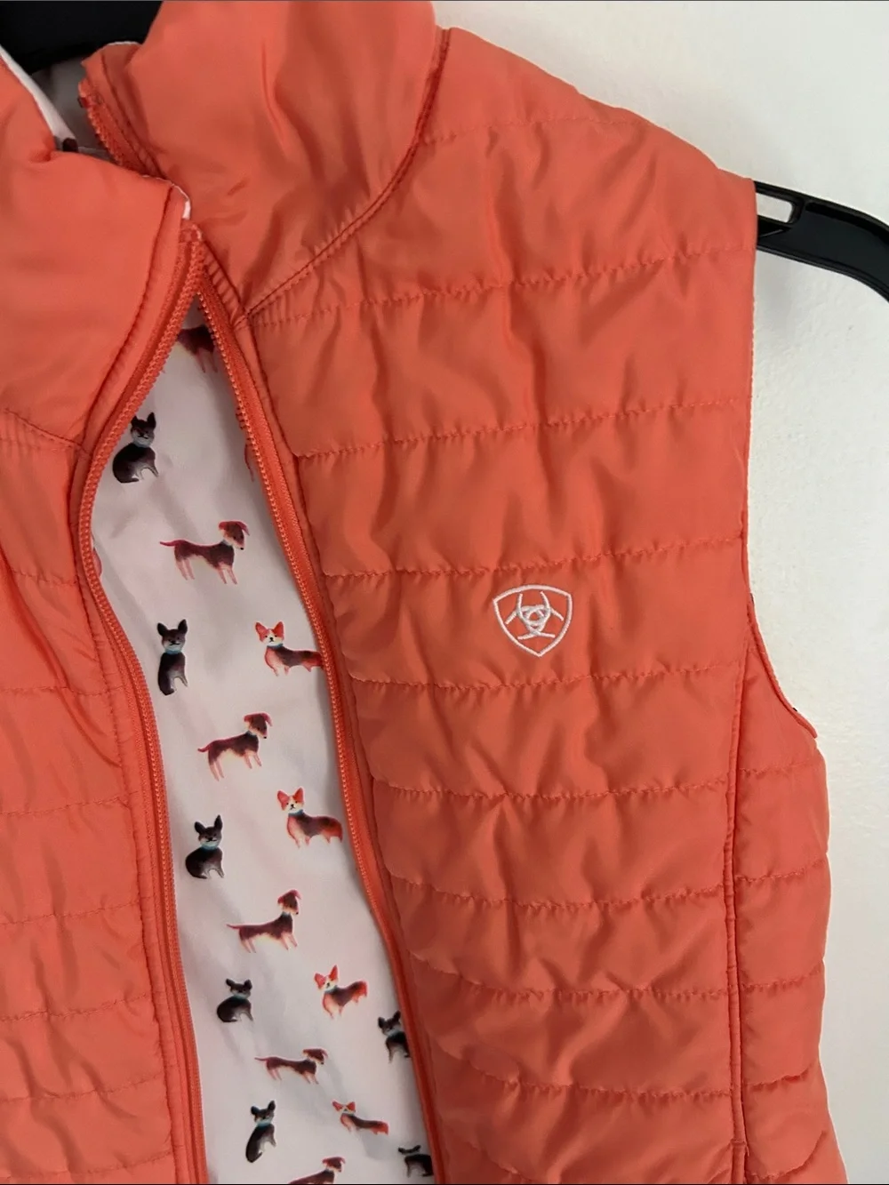 Ariat Girls' Coral Reversible Quilted Vest Size XL